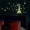 Наклейка светонакопительная "Эйфелева башня" - самоклеящиеся стикеры для украшения интерьера