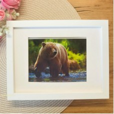 3Д картинка "Медведь на речке" 9,5 х 14,5 см х М-0017