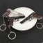 Брелок "Пистолет" металлический с гравировкой на затворе