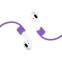 Шнур для беспроводной гарнитуры силиконовый для ношения на шее (антипотеряшка), цвет белый